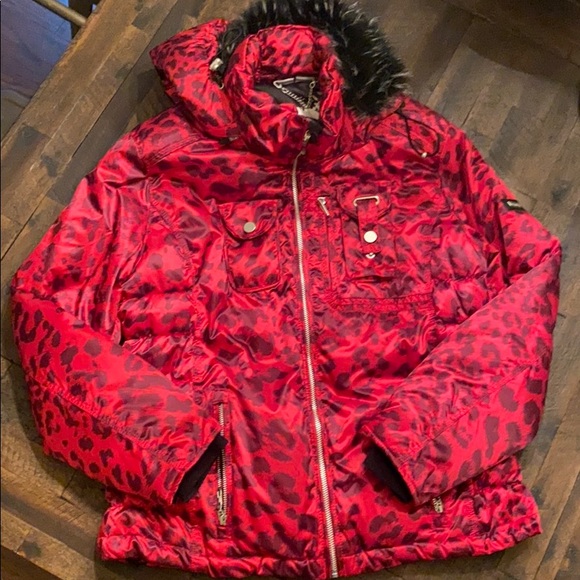 obermeyer leighton jacket leopard